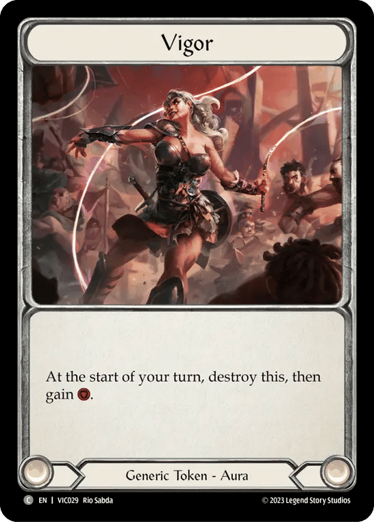 Vigor — Victor - Heavy Hitters Blitz Deck — Flesh and Blood