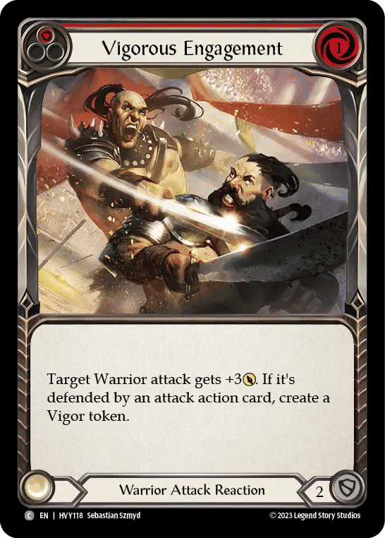 Vigorous Engagement (Red) — Heavy Hitters — Flesh and Blood