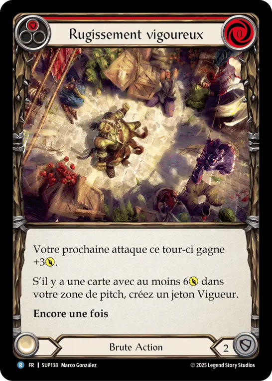 Rugissement vigoureux — Super Slam — Flesh and Blood
