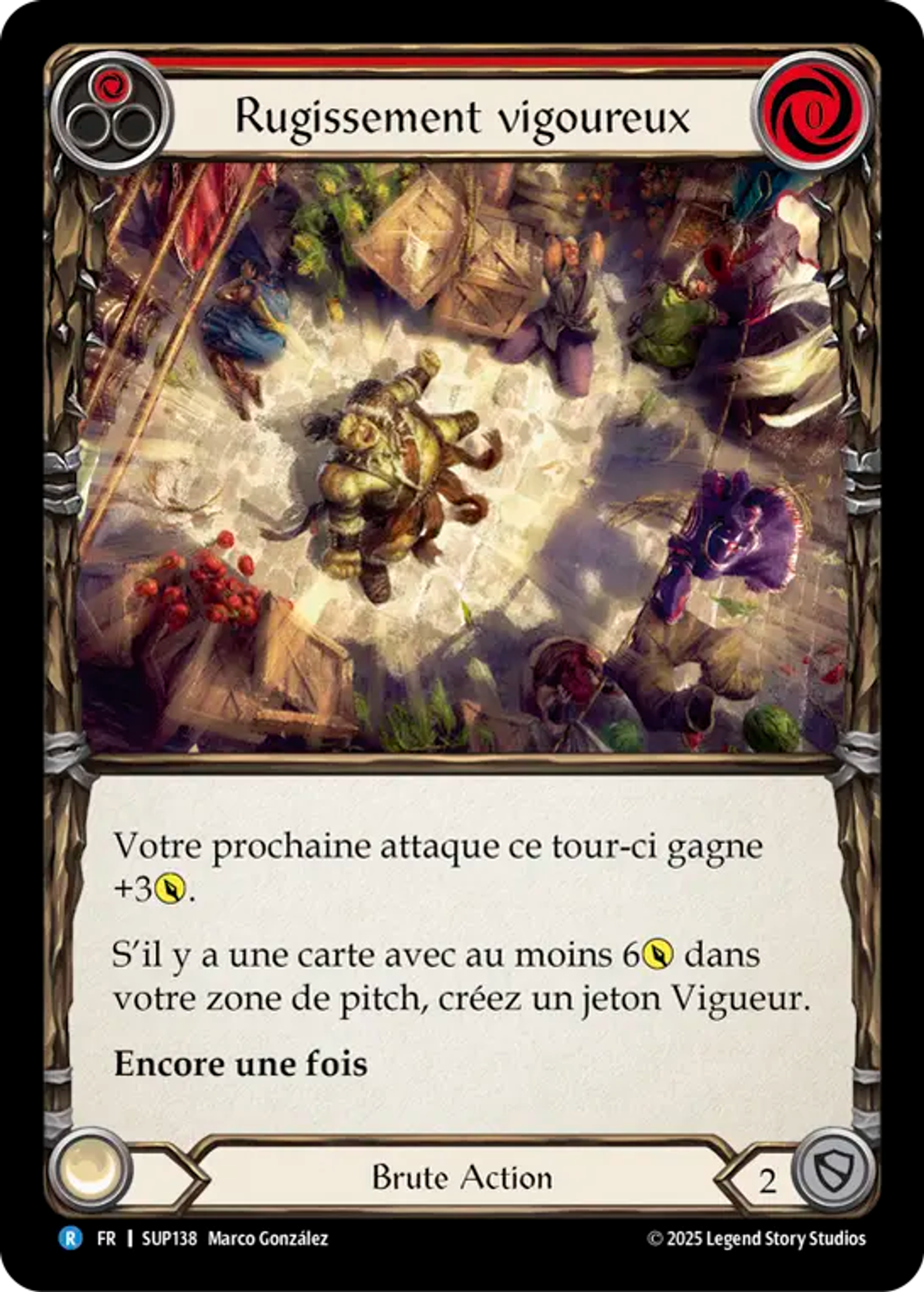 Rugissement vigoureux — Super Slam — Flesh and Blood