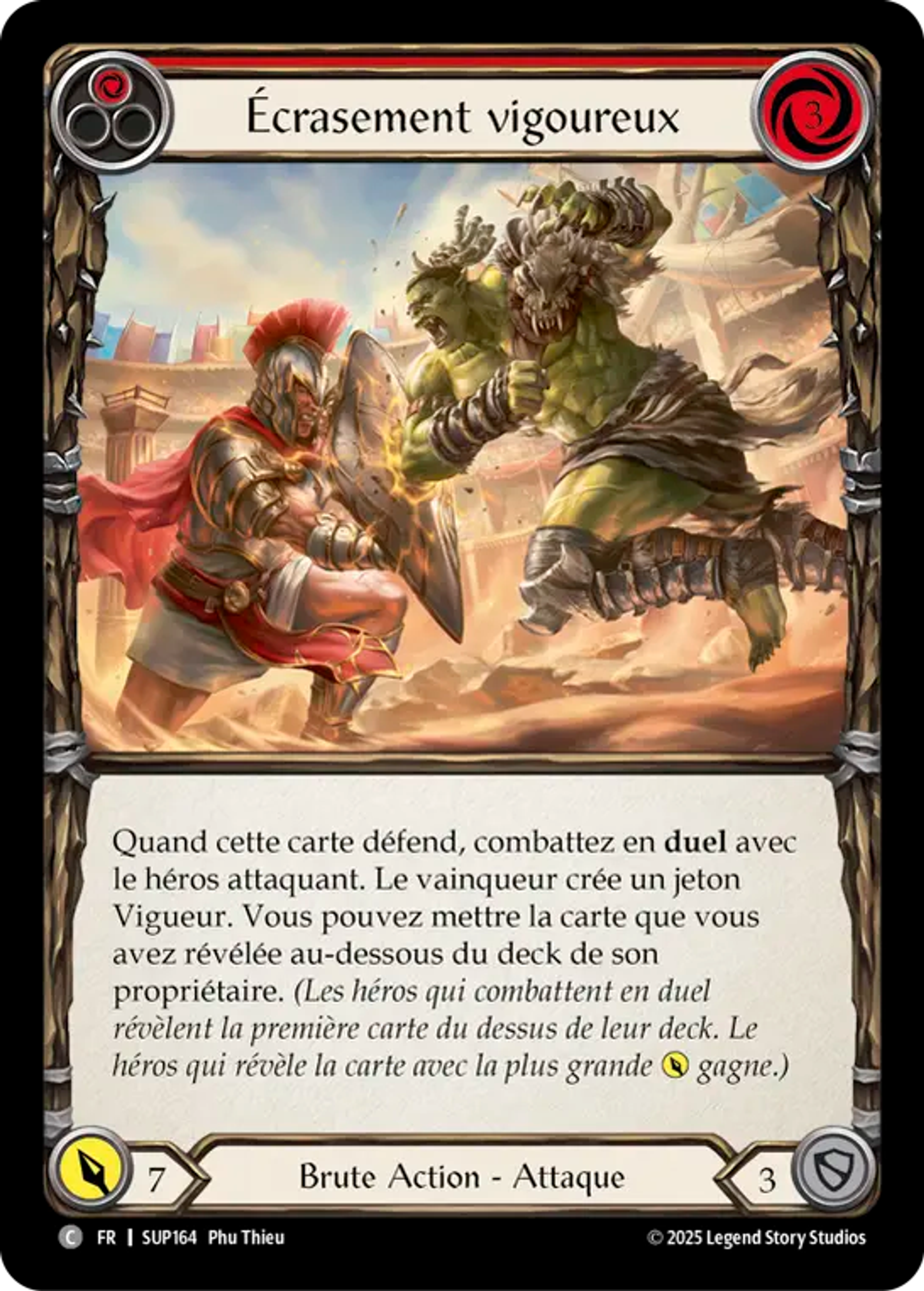 Écrasement vigoureux — Super Slam — Flesh and Blood