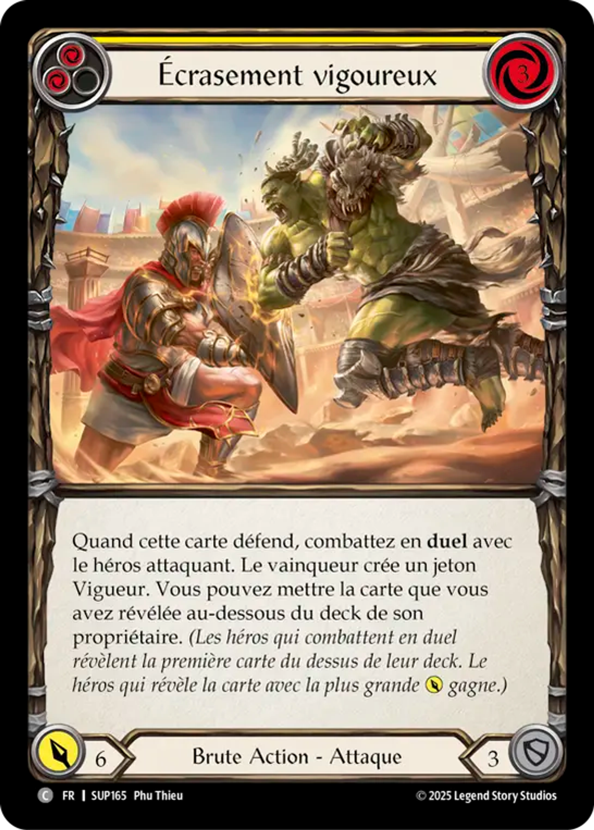 Écrasement vigoureux — Super Slam — Flesh and Blood