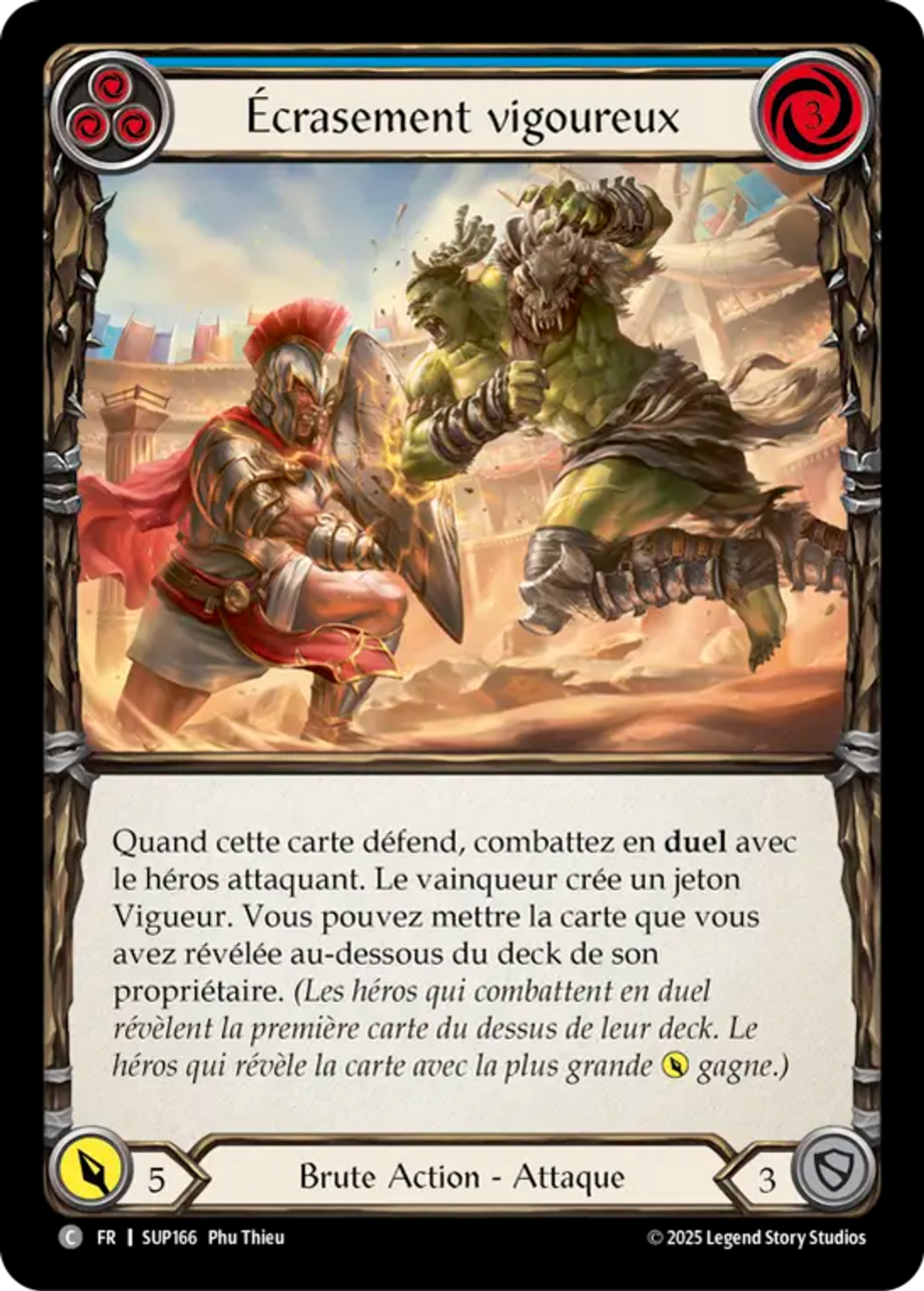 Écrasement vigoureux — Super Slam — Flesh and Blood