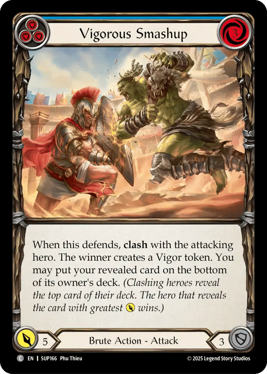 Vigorous Smashup (Blue) — Super Slam — Flesh and Blood