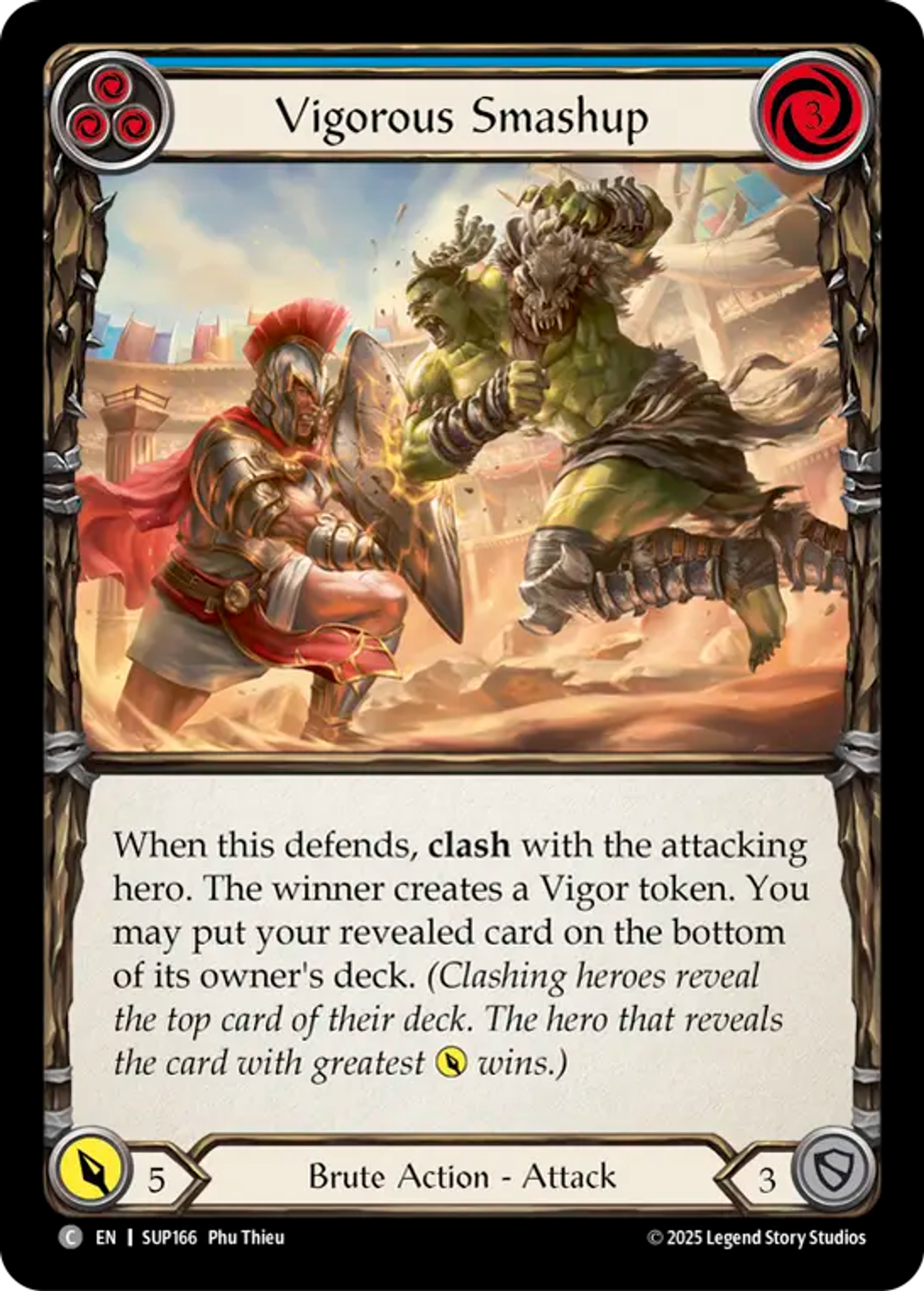 Vigorous Smashup (Blue) — Super Slam — Flesh and Blood
