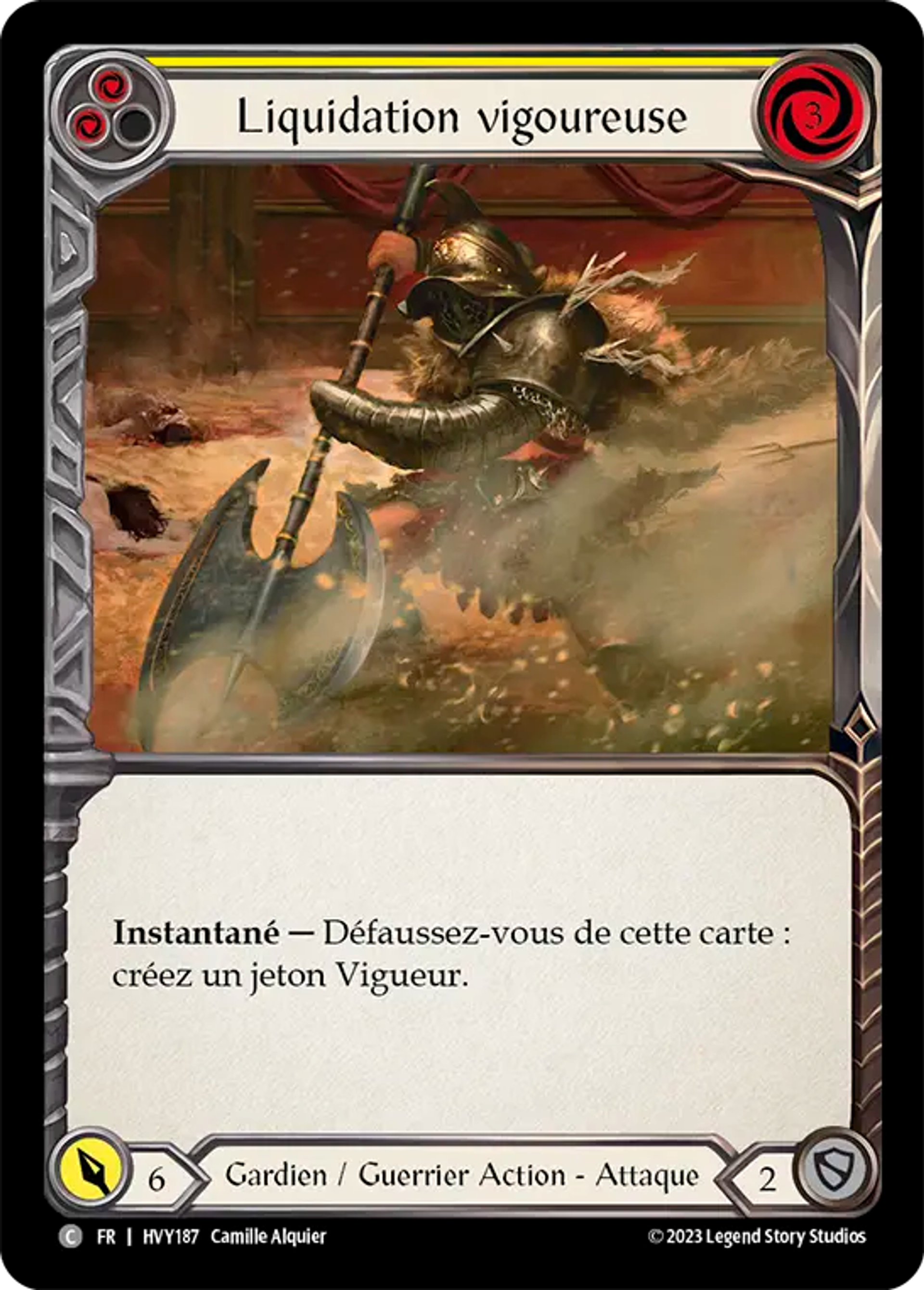 Liquidation vigoureuse — Heavy Hitters — Flesh and Blood