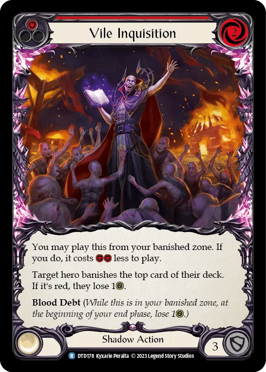Vile Inquisition (Red) — Dusk till Dawn — Flesh and Blood