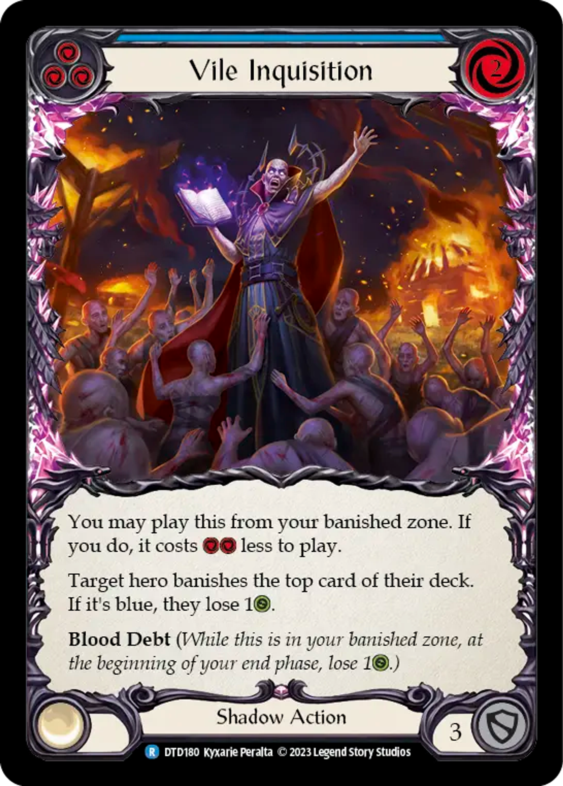 Vile Inquisition (Blue) — Dusk till Dawn — Flesh and Blood