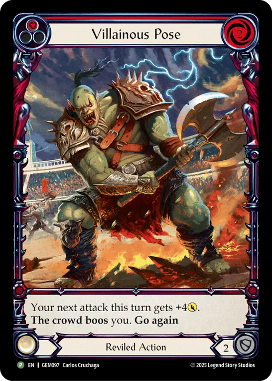 Villainous Pose — GEM - Pack 3 — Flesh and Blood