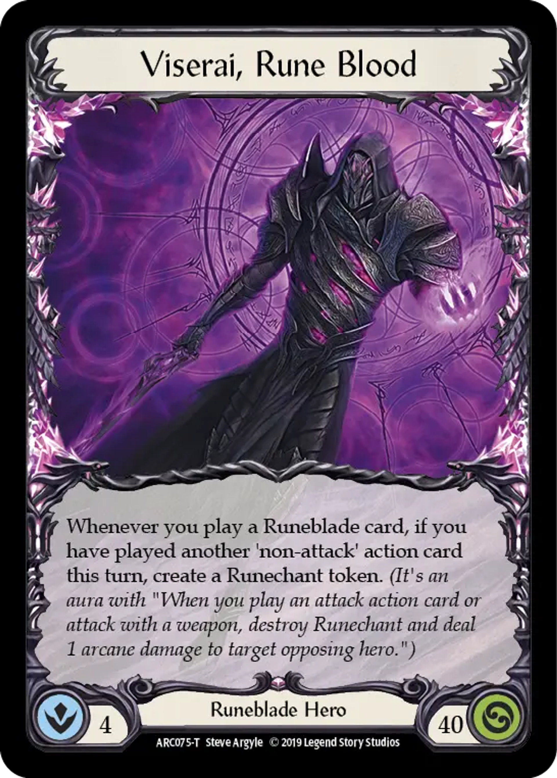 Viserai, Rune Blood — Arcane Rising — Flesh and Blood