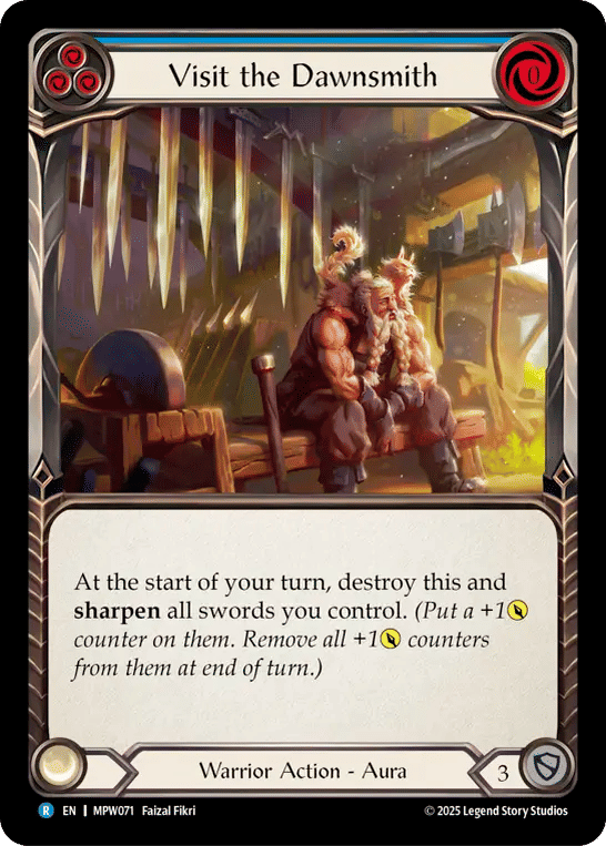 Visit the Dawnsmith (Blue) — Mastery Pack Warrior — Flesh and Blood