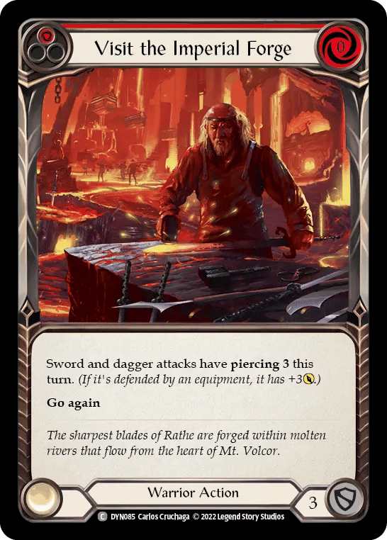 Visit the Imperial Forge (Red) — Dynasty — Flesh and Blood