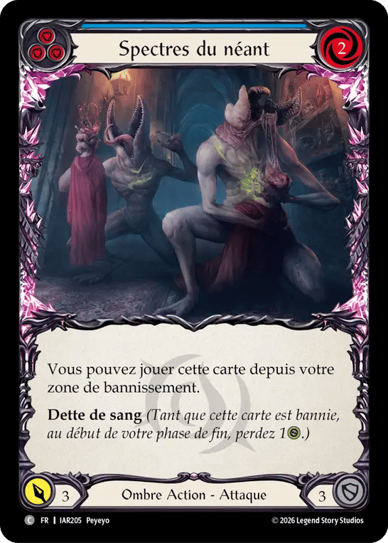 Spectres du néant — Usurp the Shadow Throne — Flesh and Blood