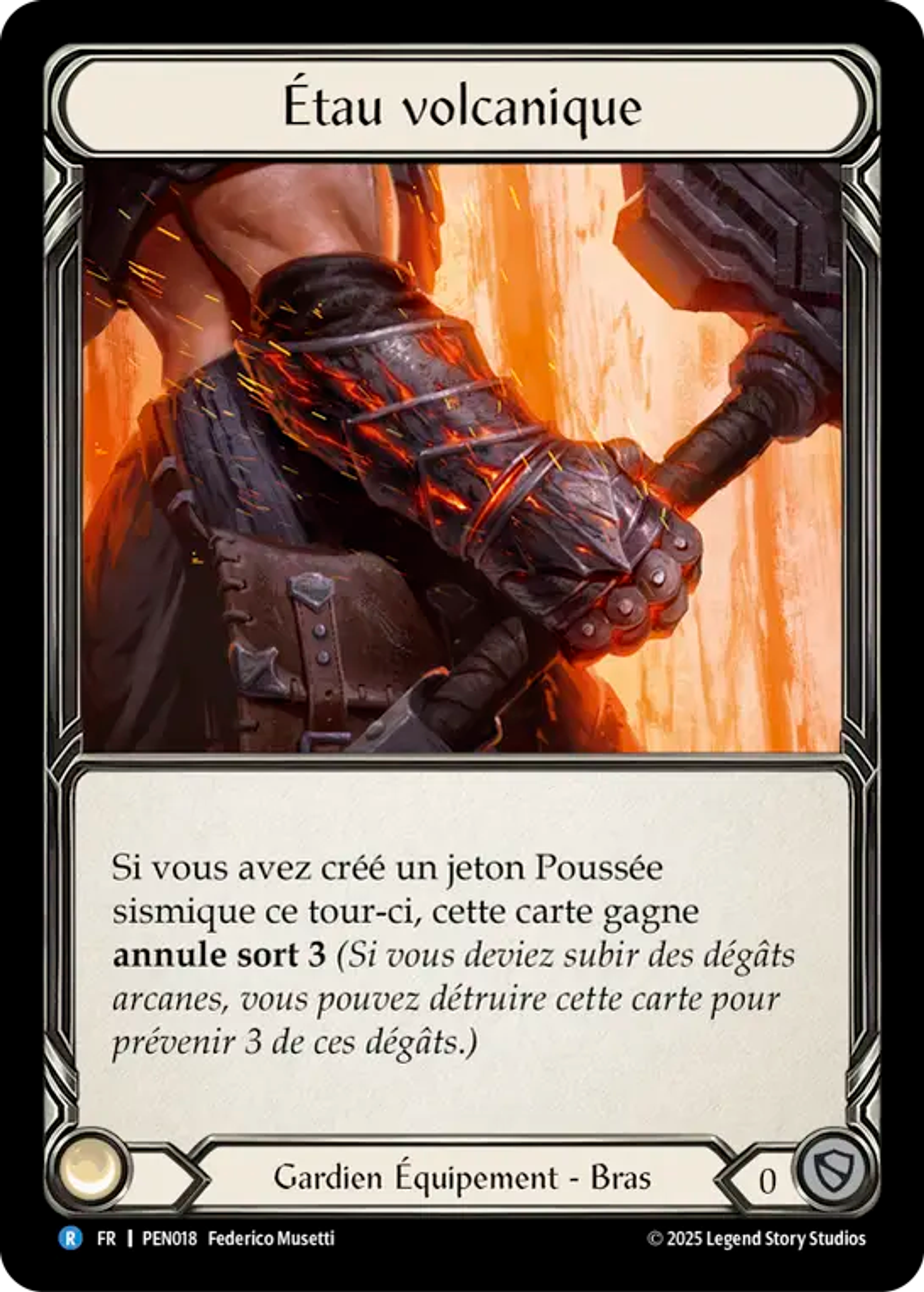 Étau volcanique — Compendium of Rathe — Flesh and Blood