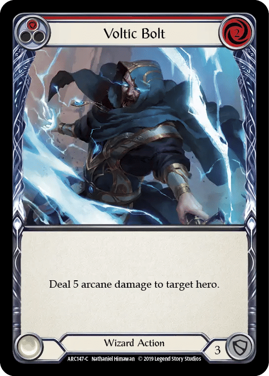 Voltic Bolt (Red) — Arcane Rising — Flesh and Blood