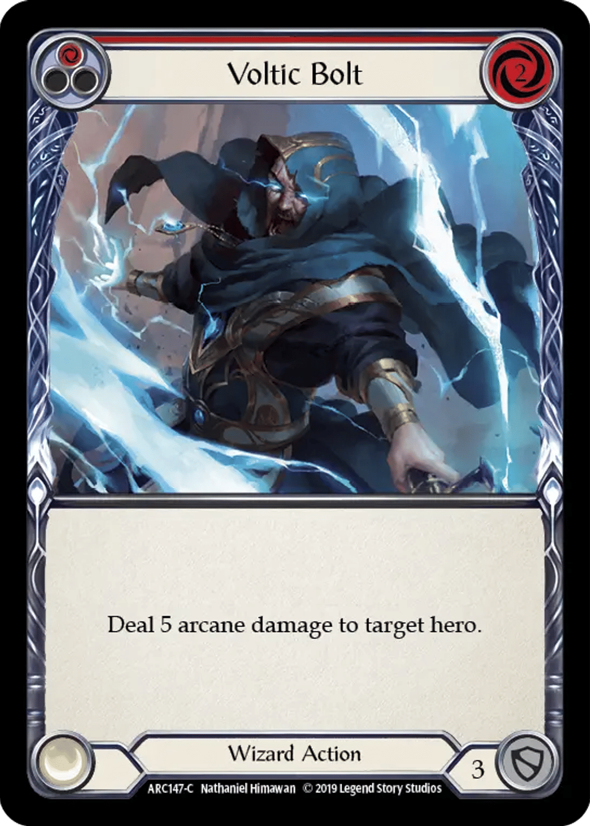 Voltic Bolt (Red) from Arcane Rising - Flesh and Blood