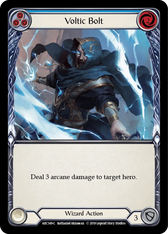 Voltic Bolt (Blue) — Arcane Rising — Flesh and Blood
