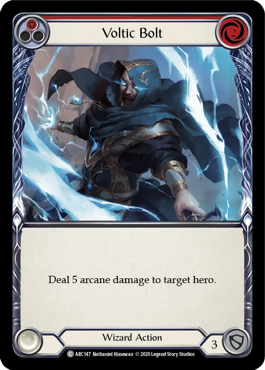 Voltic Bolt (Red) — Arcane Rising - Unlimited — Flesh and Blood
