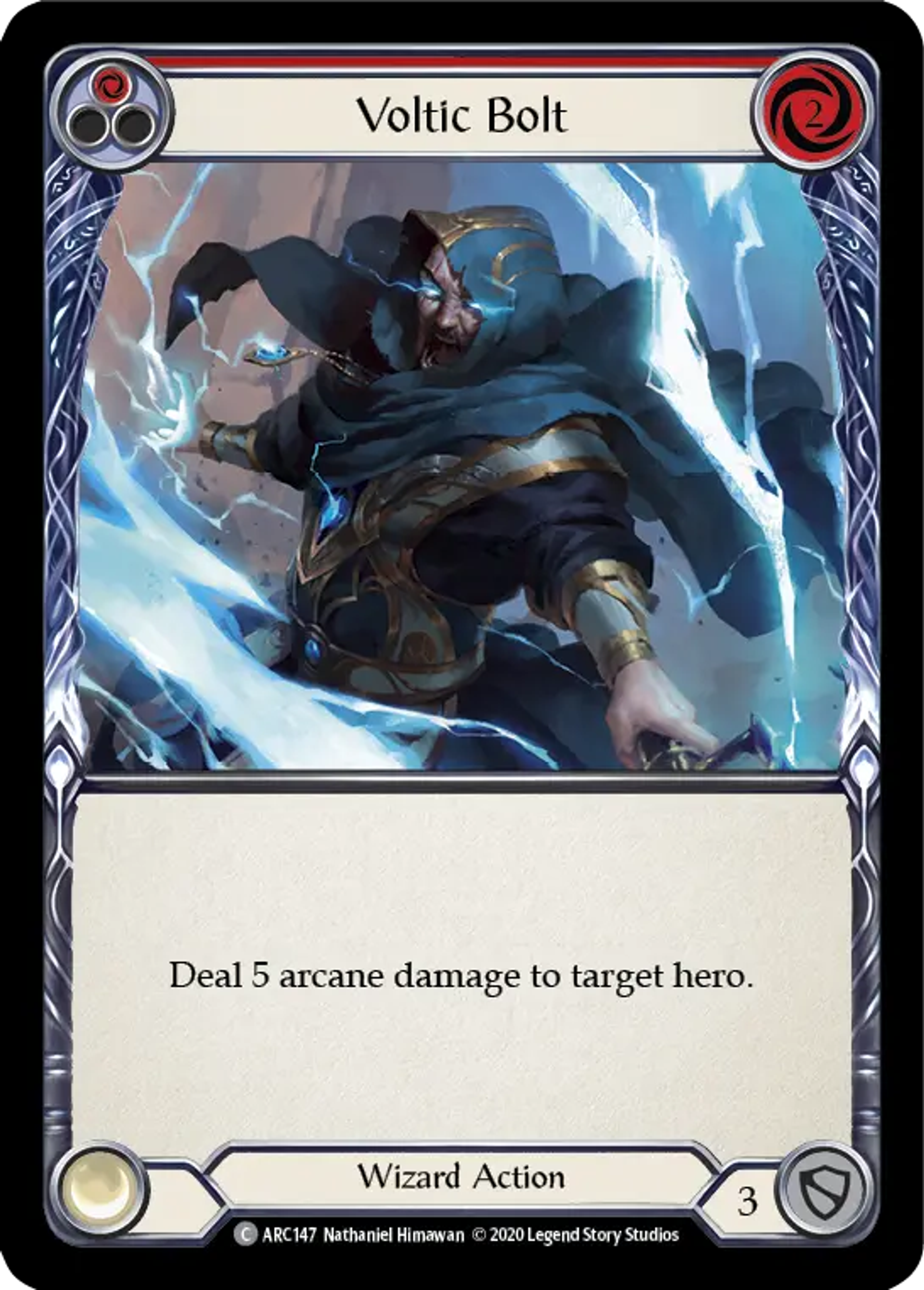Voltic Bolt (Red) — Arcane Rising - Unlimited — Flesh and Blood