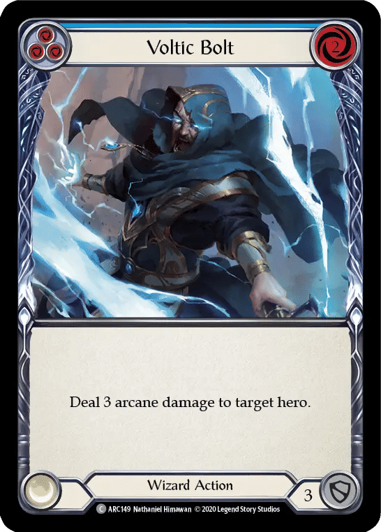 Voltic Bolt (Blue) — Arcane Rising - Unlimited — Flesh and Blood