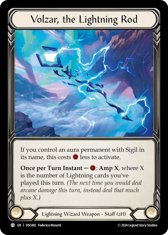 Volzar, the Lightning Rod — Rosetta Blitz Deck - Oscilio — Flesh and Blood