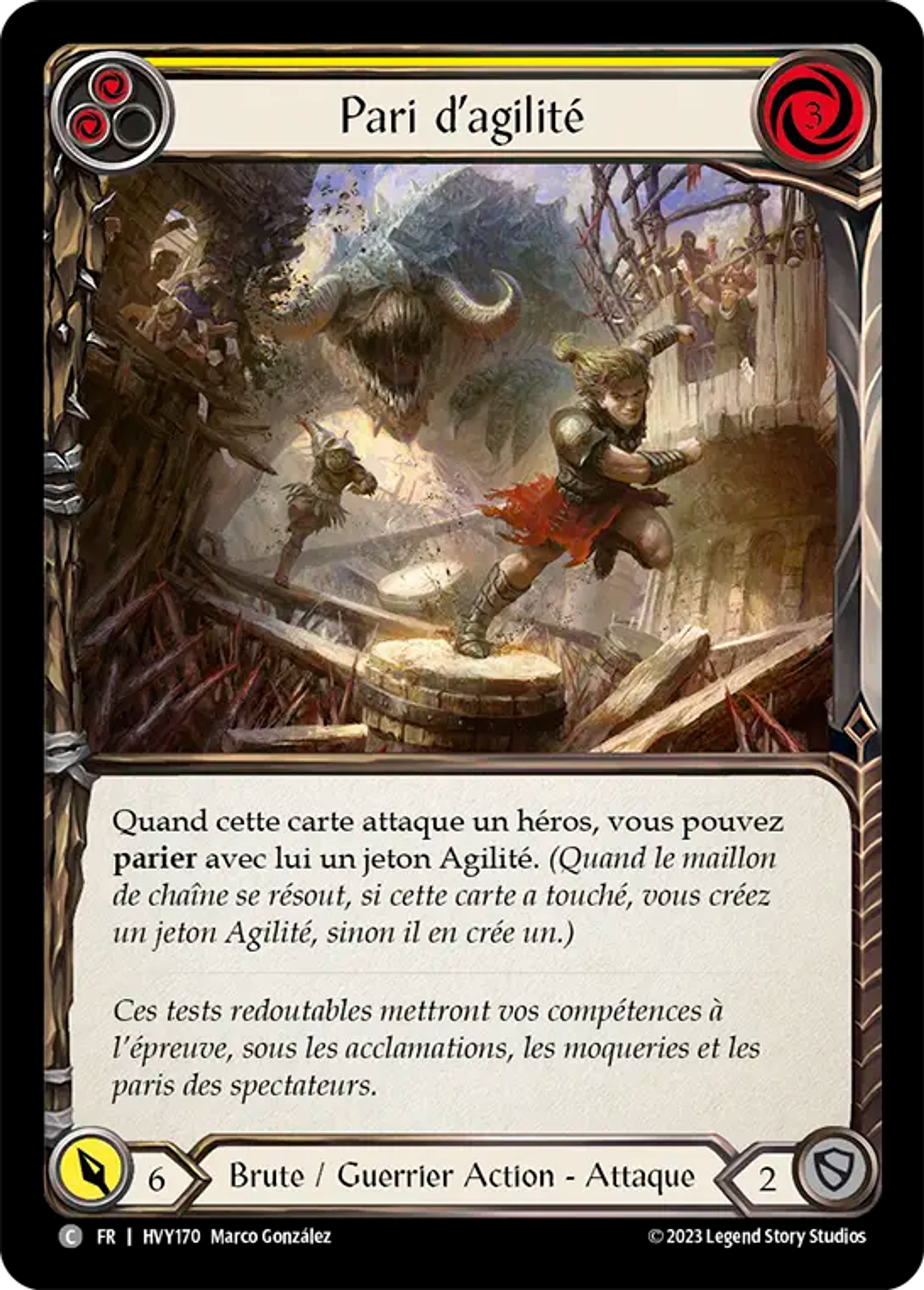 Pari d’agilité — Heavy Hitters — Flesh and Blood