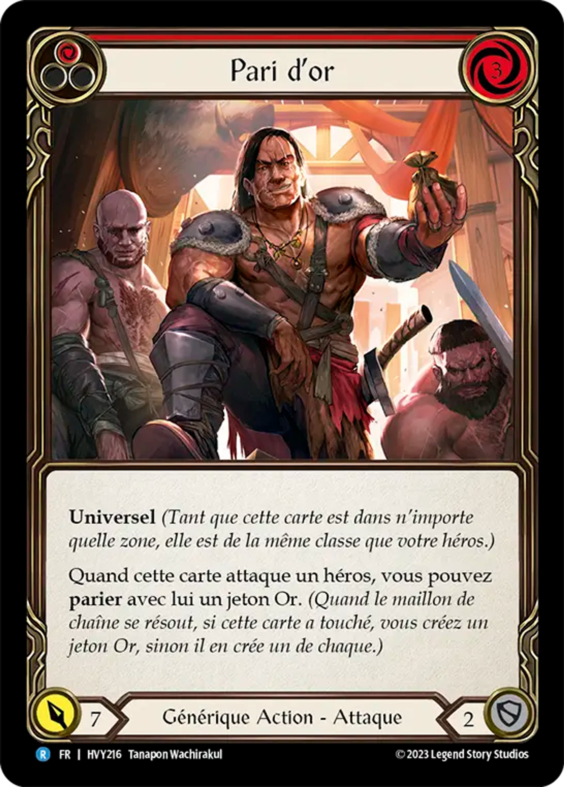 Pari d’or — Heavy Hitters — Flesh and Blood