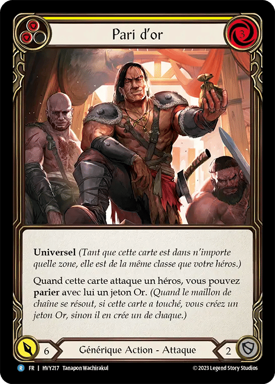 Pari d’or — Heavy Hitters — Flesh and Blood