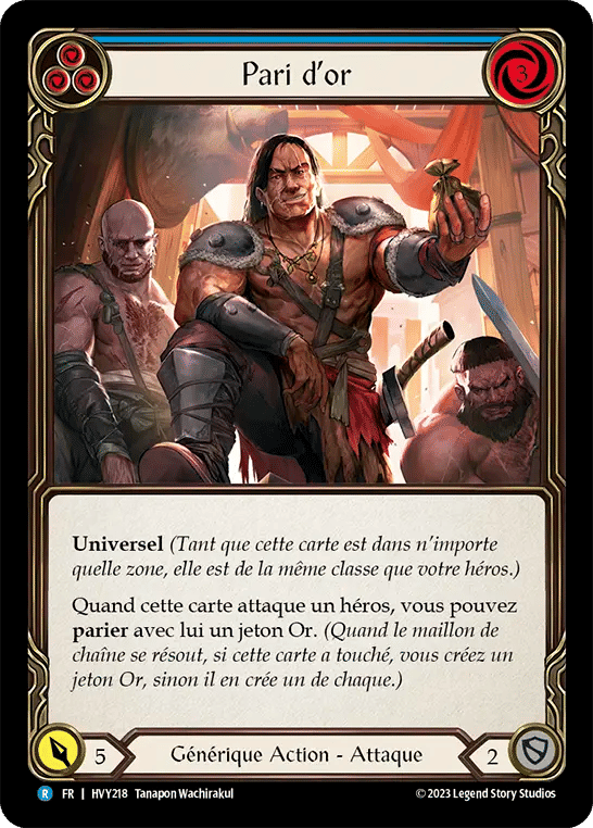 Pari d’or — Heavy Hitters — Flesh and Blood
