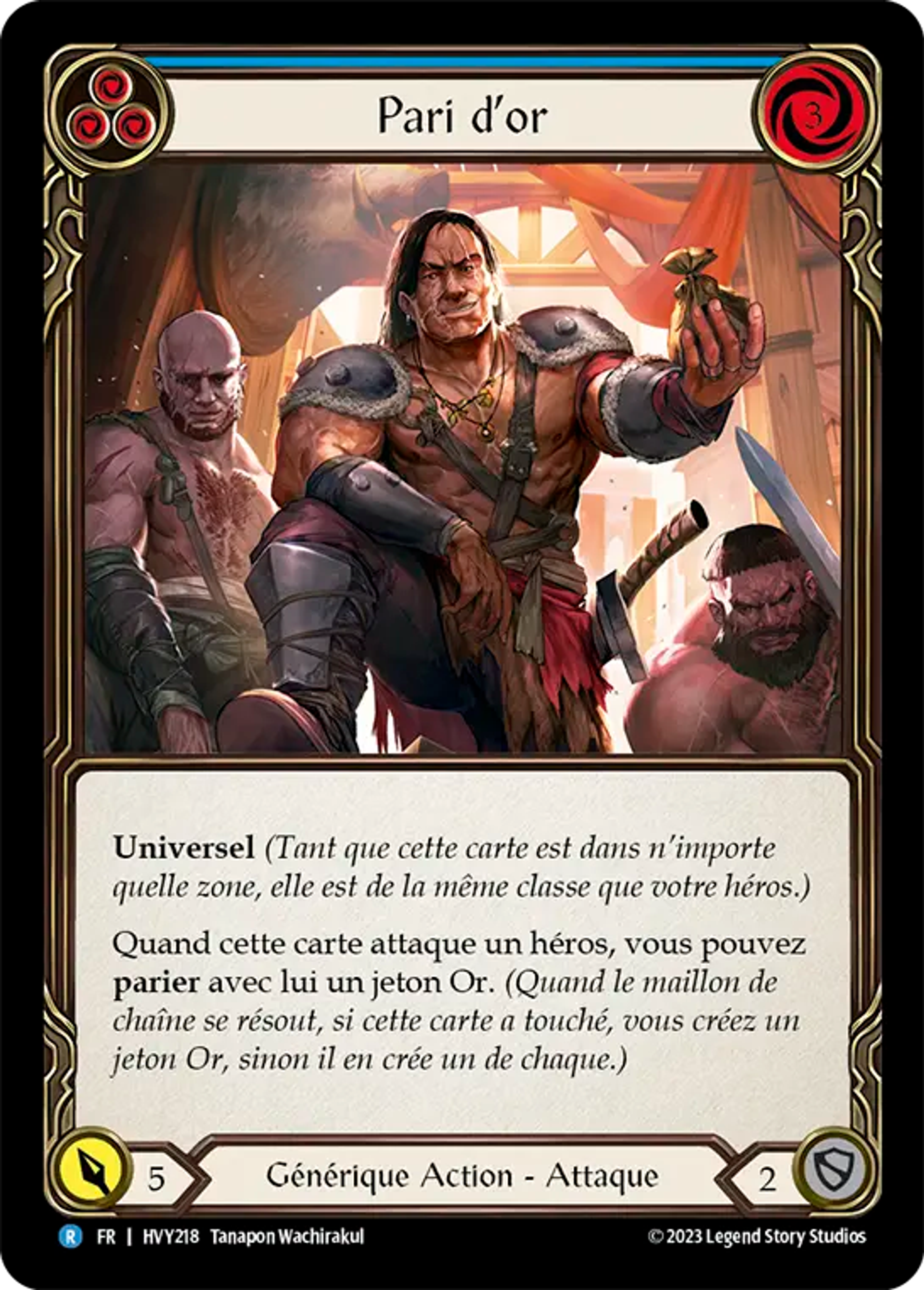 Pari d’or — Heavy Hitters — Flesh and Blood