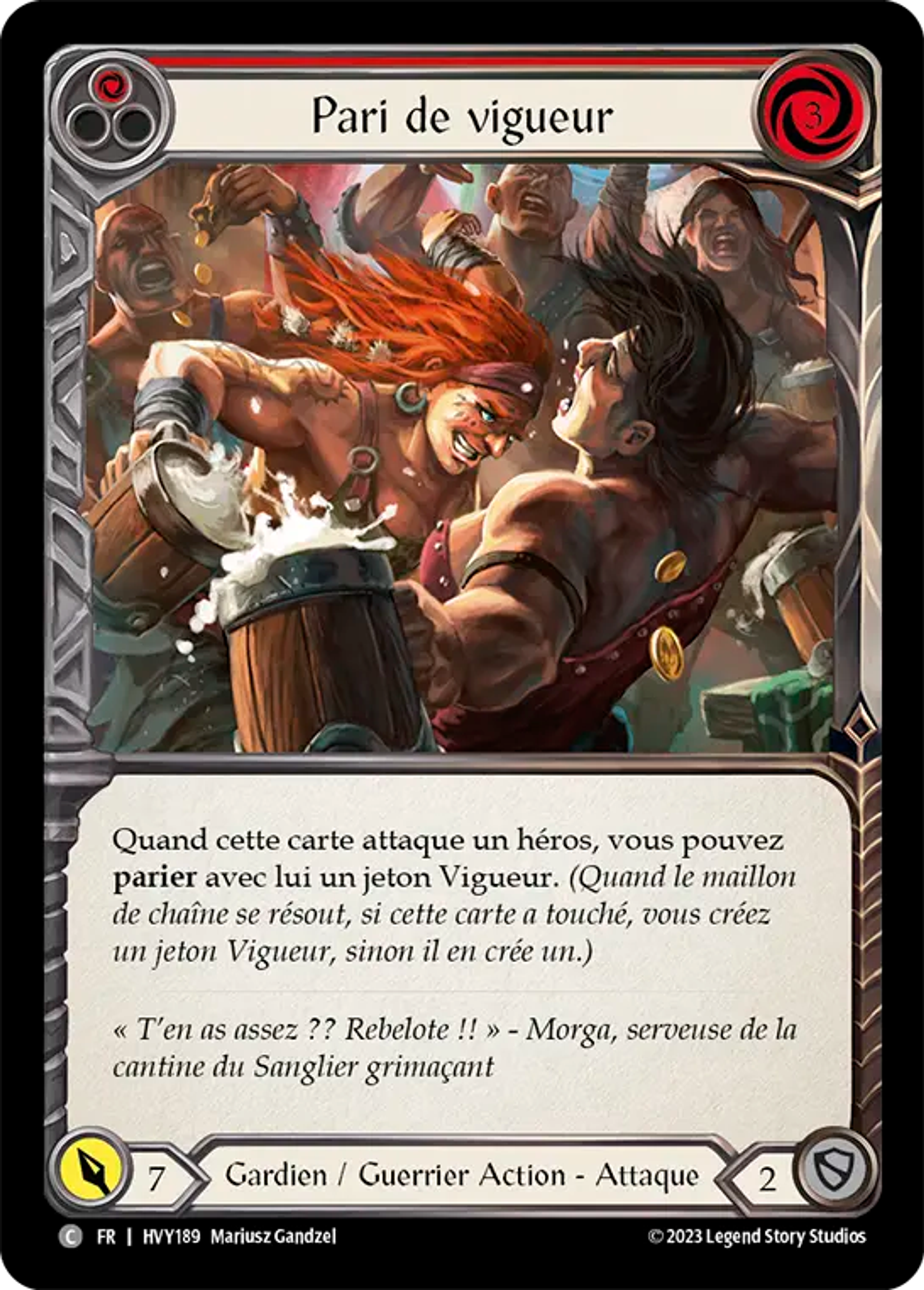 Pari de vigueur — Heavy Hitters — Flesh and Blood