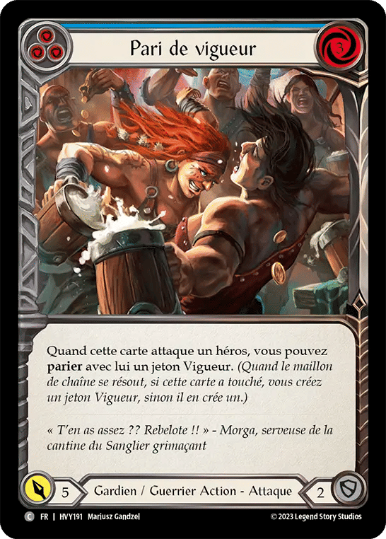 Pari de vigueur — Heavy Hitters — Flesh and Blood