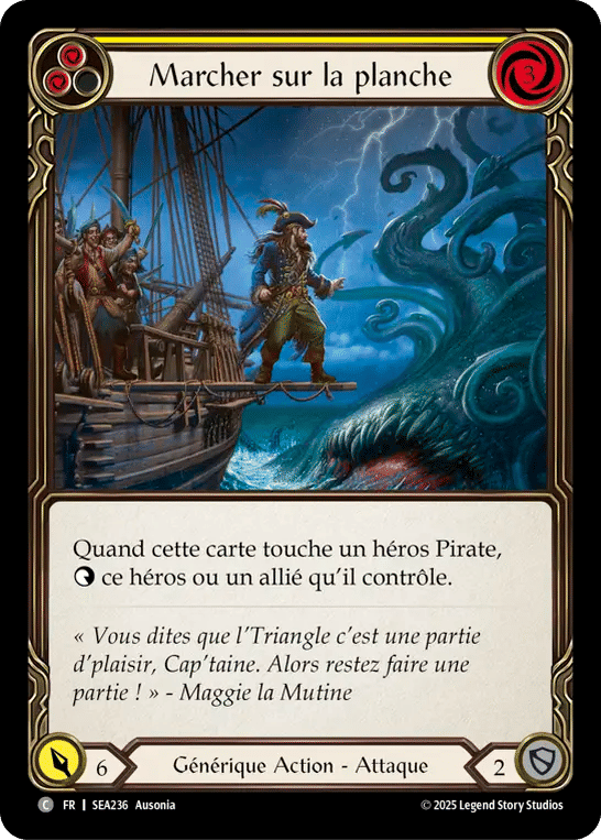 Marcher sur la planche — High Seas — Flesh and Blood