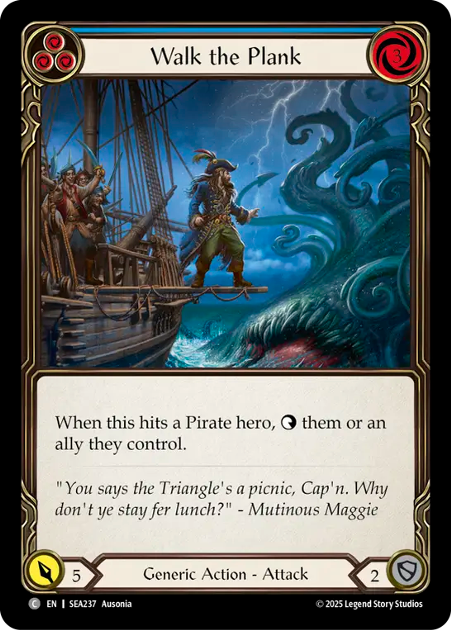 Walk the Plank (Blue) — High Seas — Flesh and Blood