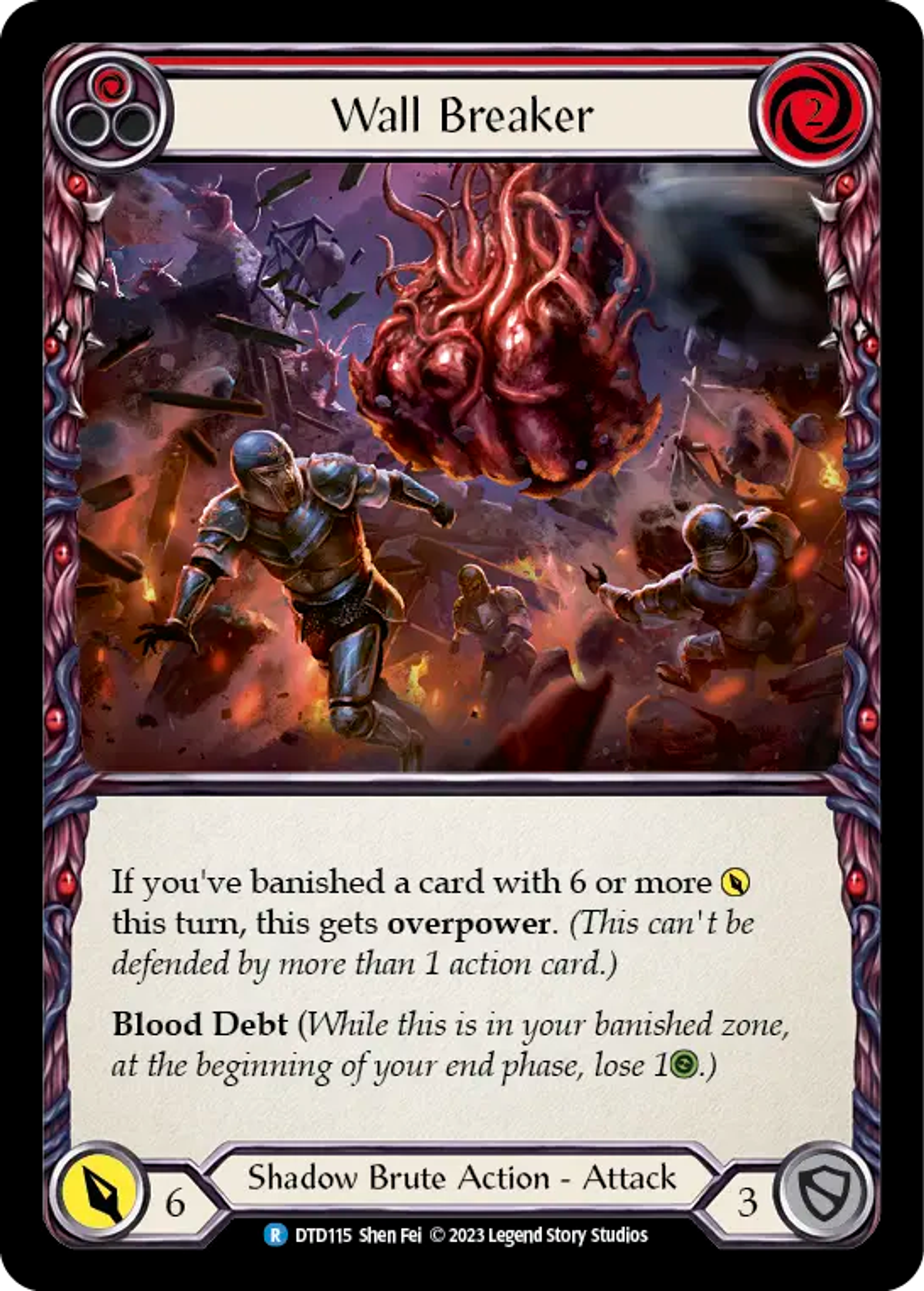 Wall Breaker (Red) — Dusk till Dawn — Flesh and Blood