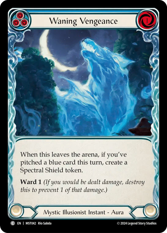 Waning Vengeance (Blue) — Part the Mistveil — Flesh and Blood