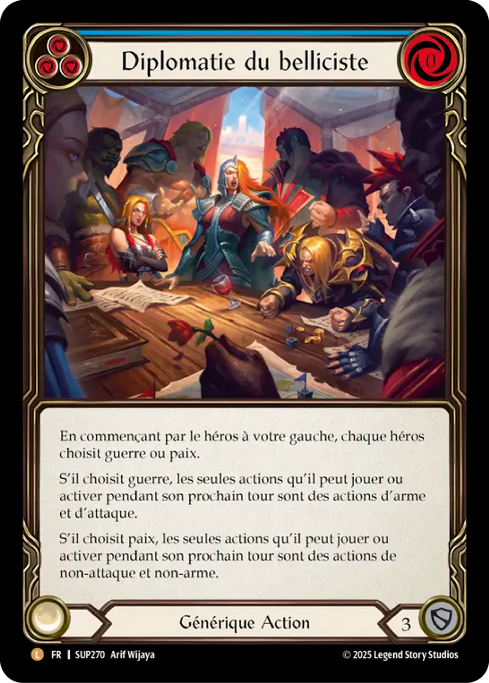 Diplomatie du belliciste — Super Slam — Flesh and Blood