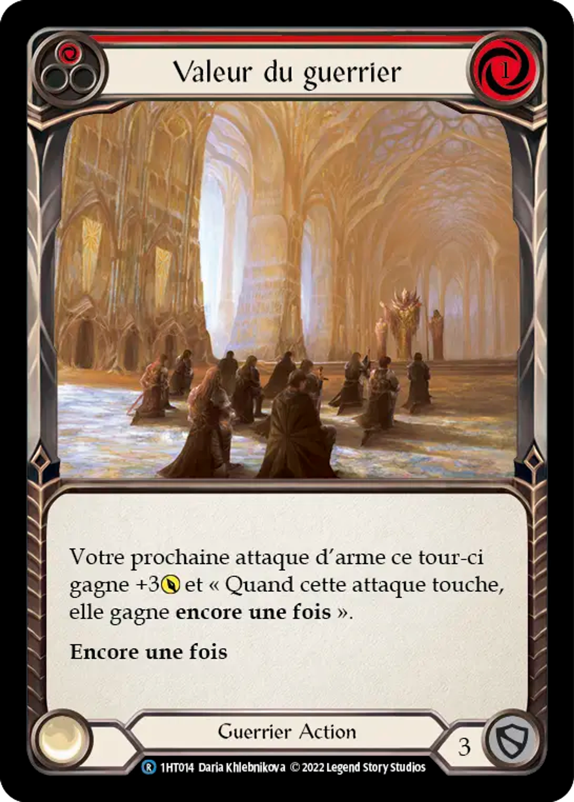 Valeur du guerrier — Dorinthea - Blitz Deck — Flesh and Blood