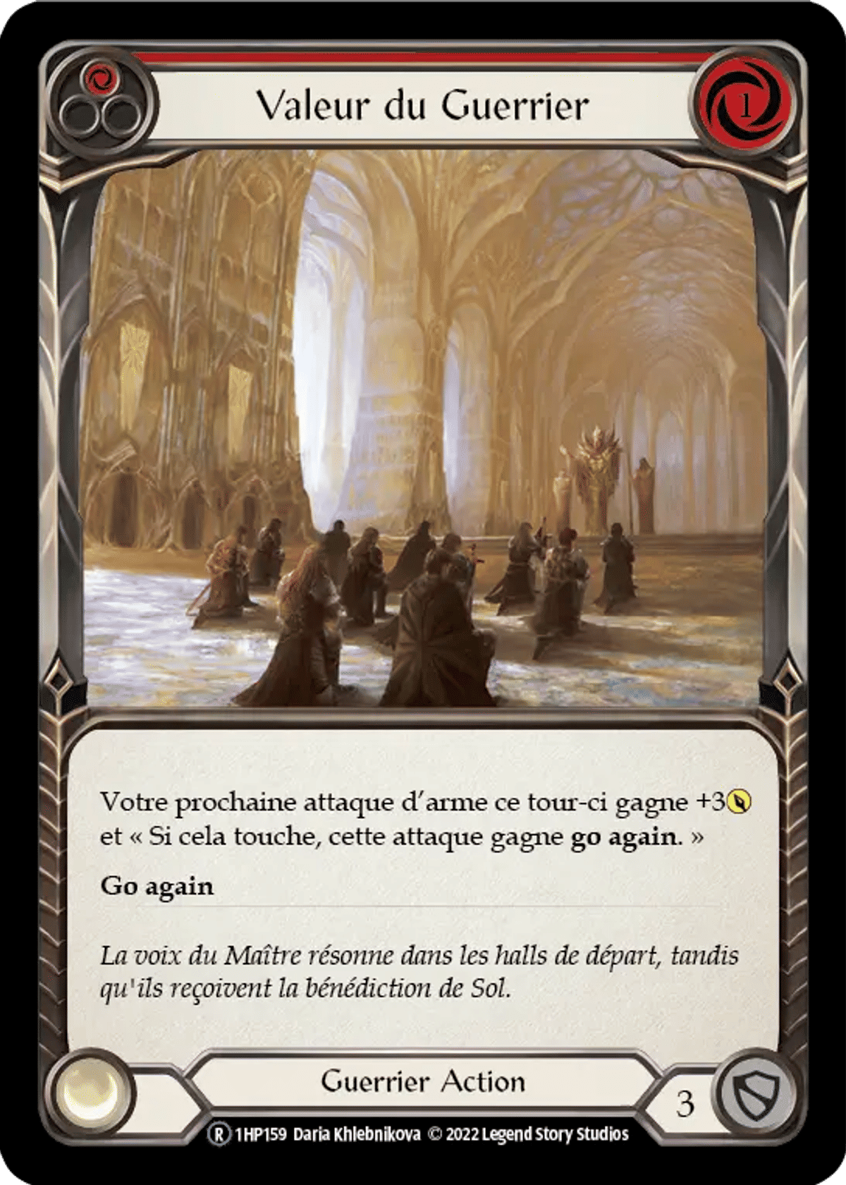 Valeur du Guerrier from History Pack 1 - Black Label - Flesh and Blood