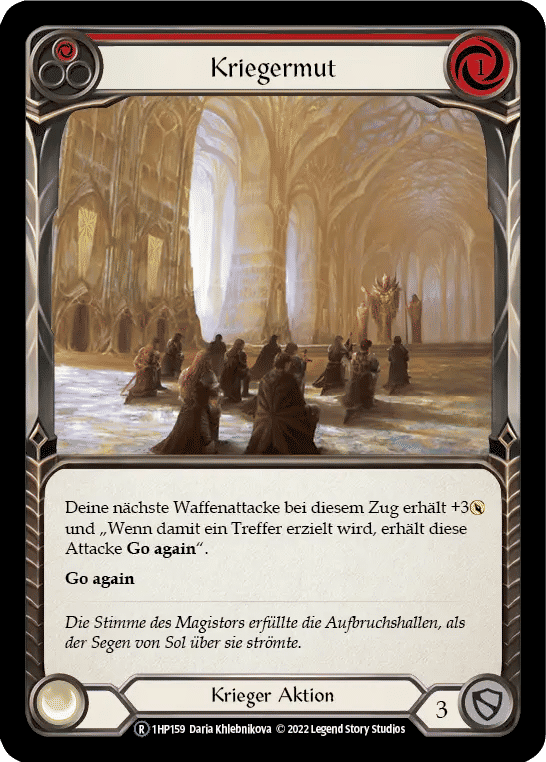 Warrior's Valor (Red) — History Pack 1 - Black Label — Flesh and Blood