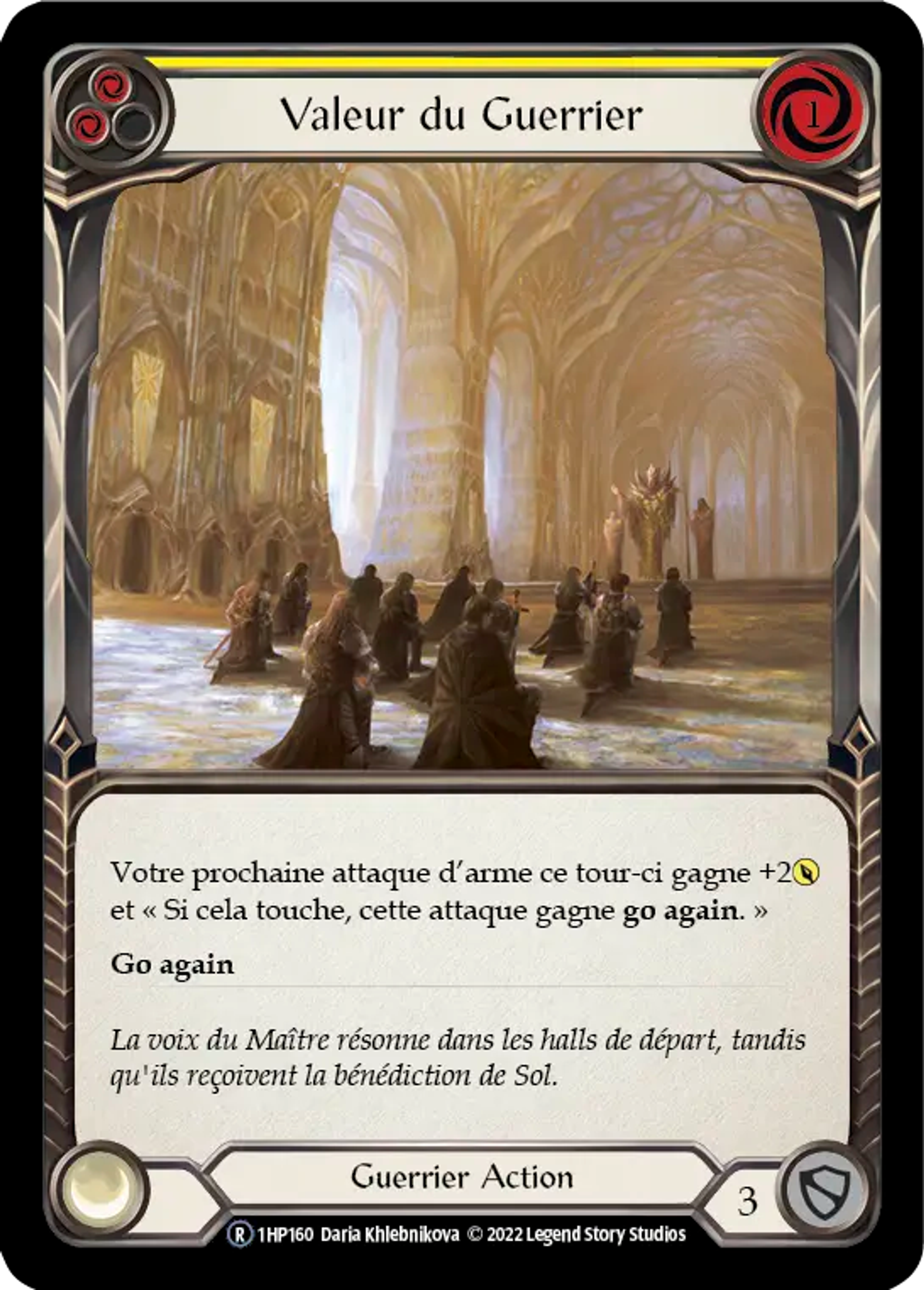 Valeur du Guerrier — History Pack 1 - Black Label — Flesh and Blood