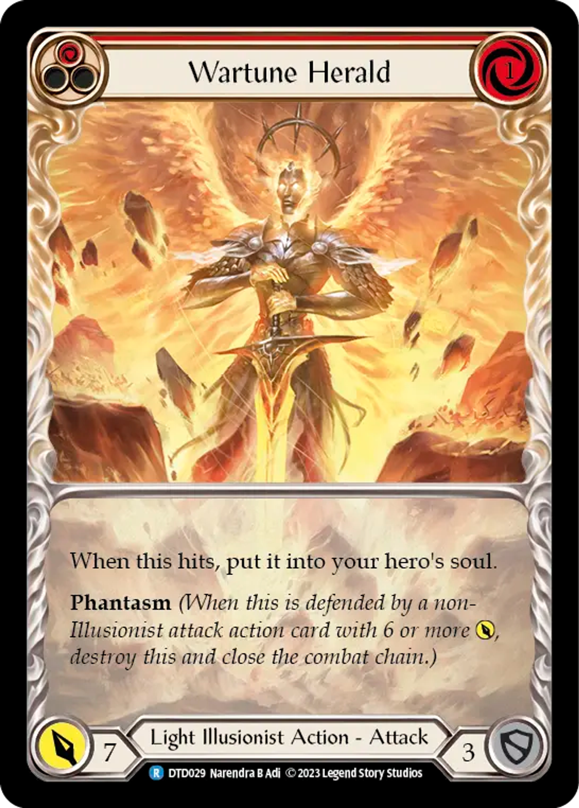Wartune Herald (Red) — Dusk till Dawn — Flesh and Blood