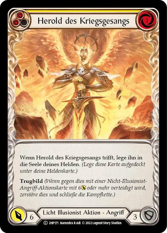 Wartune Herald (Yellow) — History Pack 2 - Black Label — Flesh and Blood