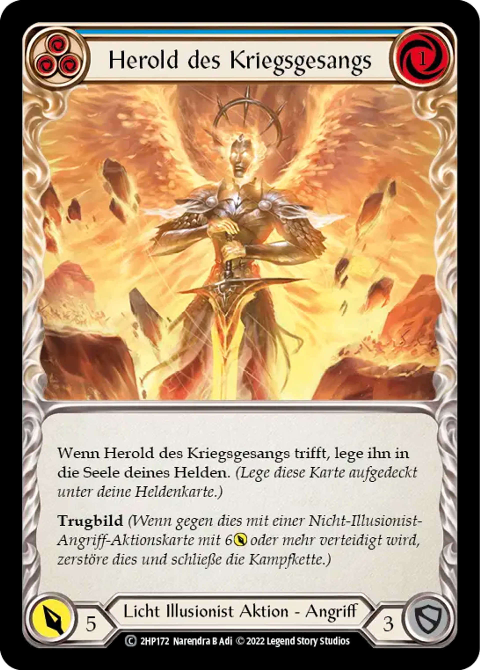 Wartune Herald (Blue) — History Pack 2 - Black Label — Flesh and Blood