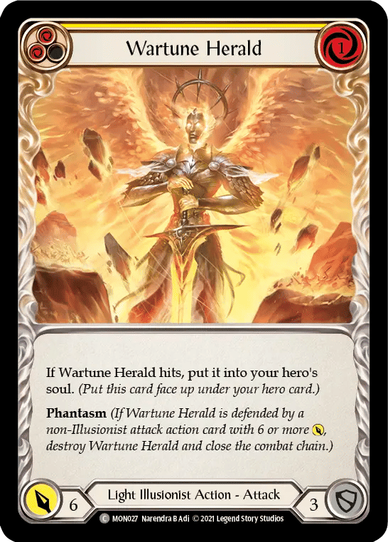 Wartune Herald (Yellow) — Monarch — Flesh and Blood