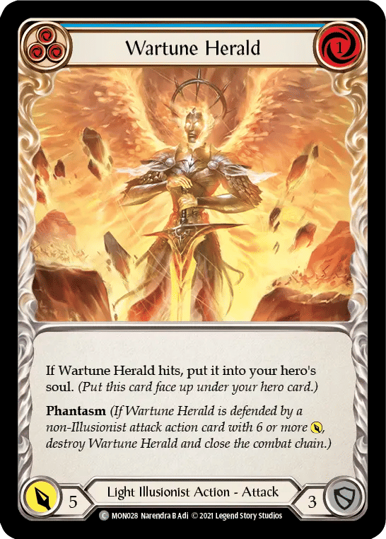Wartune Herald (Blue) — Monarch — Flesh and Blood