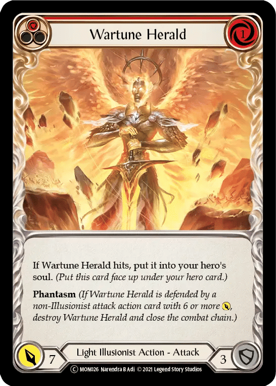 Wartune Herald (Red) — Monarch - Unlimited — Flesh and Blood