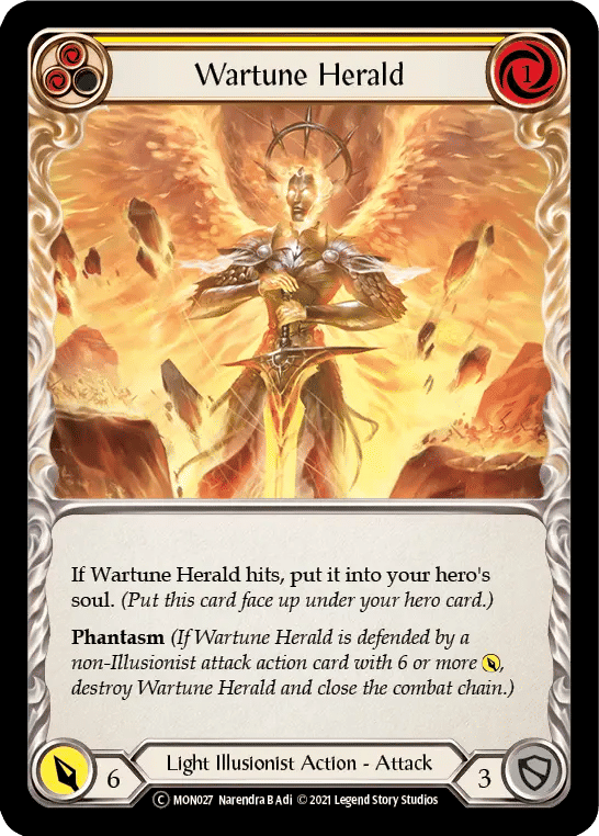 Wartune Herald (Yellow) — Monarch - Unlimited — Flesh and Blood