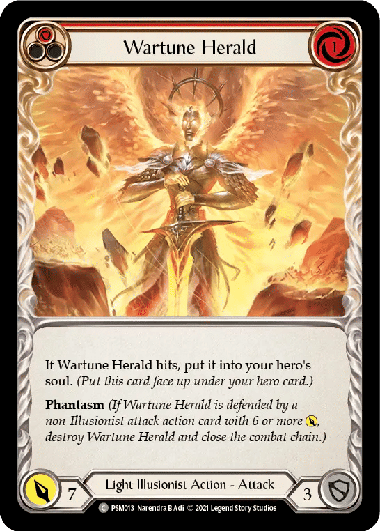Wartune Herald (Red) — Prism - Blitz Deck — Flesh and Blood