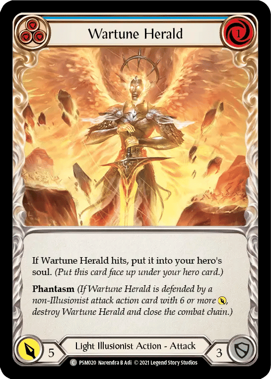 Wartune Herald (Blue) — Prism - Blitz Deck — Flesh and Blood